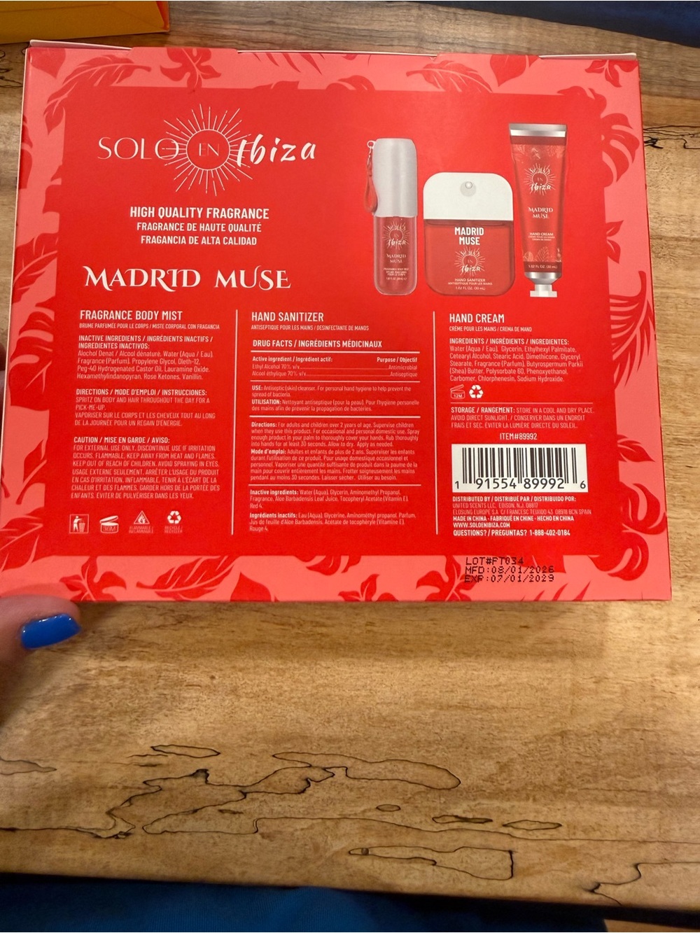 solo Madrid Muse Fragrance Set-1 box set - Picture 5 of 7